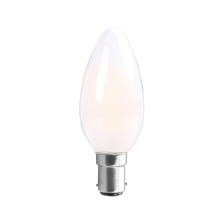 4W Frosted Candle LED Globe – Dimmable (E14 / E27 / B15 / B22)