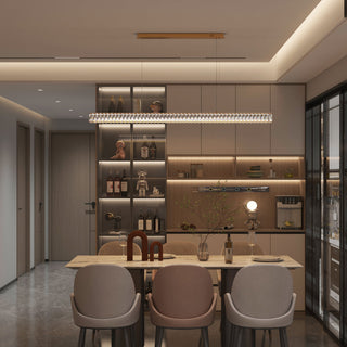 AGIOS 150cm Linear Crystal Pendant Light