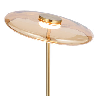 Amity 142cm LED Floor Lamp – Contemporary Adjustable Glass Design