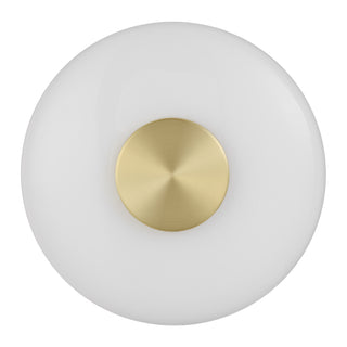 Amity 25cm LED Wall Light – Modern Glass Disc Design