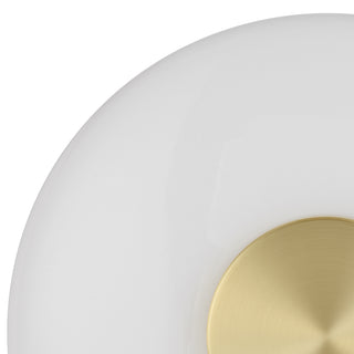 Amity 25cm LED Wall Light – Modern Glass Disc Design