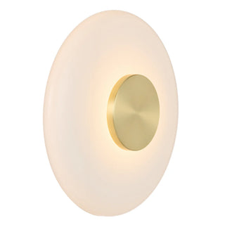 Amity 25cm LED Wall Light – Modern Glass Disc Design