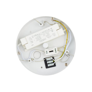 ariva_80_pendant ceiling mount canopy detail showing the internal driver and switch to select the color temp