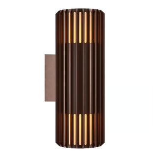 Davoluce Nordlux Aludra Up Down Wall Light Seaside Brown Metallic Hero