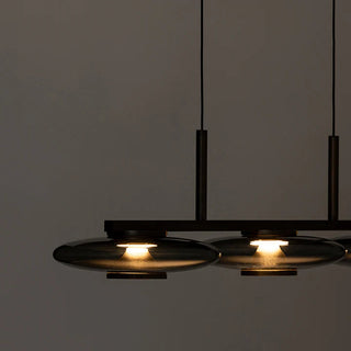 UFO Linear Pendant Light – detail close-up of glass shade