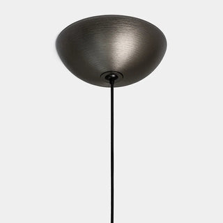 Ceiling canopy detail – dark brushed nickel finish