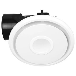 Mercator Emeline II white bathroom exhaust fan with light