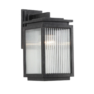 BOULEVARD EXTERNAL WALL LIGHT ANTIQUE BLACK SMALL
