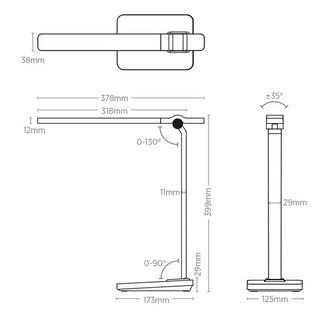 Bruce 10w LED Desk Lamps