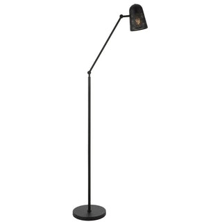 Telbix Cadena Adjustable Floor Lamp Black