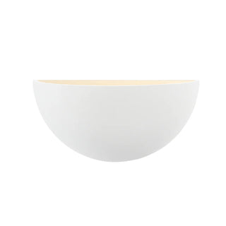 Camero Gypsum Wall Light – Paintable White G9 Wall Fixture by Telbix