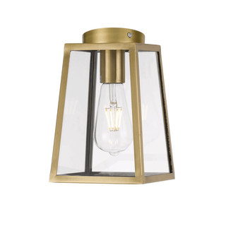 Telbix Cantena 15cm Outdoor Pendant Antique Brass