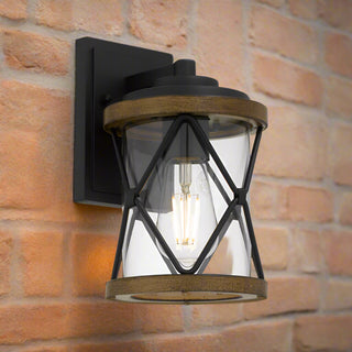 Telbix CAPSTAN 25 EXTERIOR WALL LIGHT From $87.00 Solid brass exterior lights, Wood finish outdoor lights Australia, vintage outdoor lights, wall lights Australia, outdoor wall lights Australia, outdoor lighting Melbourne, traditional exterior lights 