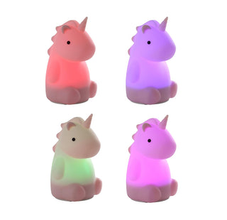 CASTELLINO Unicorn Kids Table Lamp – Rechargeable LED Night Light