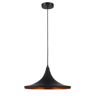 CLA CAVIAR: Black Mexican Hat Shape Pendant Light