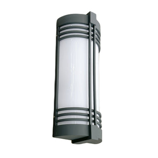 Charles 3 Light Exterior Wall Light – Silver side perspective