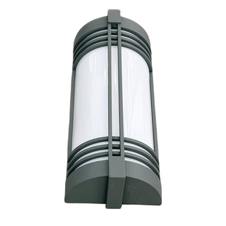 Charles 3 Light Exterior Wall Light – Silver front view