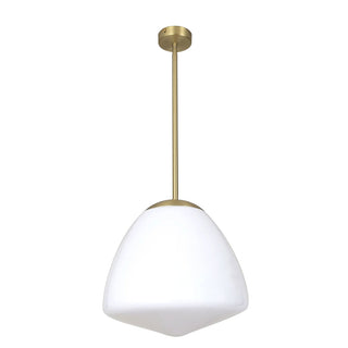 CLA CIOTOLA: Interior Tipped Large Dome Frosted Glass Pendant Lights