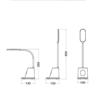 PENMATE: LED Rechargeable Portable Functional Touch Table Lamp