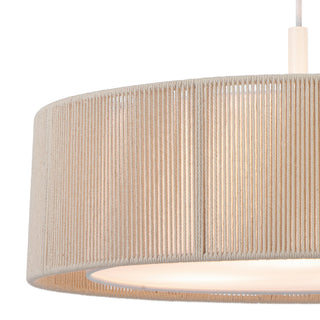 CUSCO 70 Pendant – Natural Rope / White