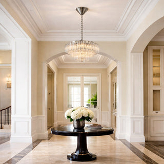Calista_Medium_42cm_5Light_3_Tier_Chandelier_in_a_hallway