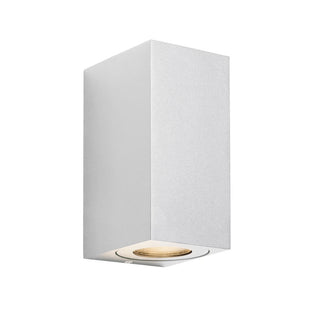 Canto Maxi Kubi 2 White – up/down light on textured concrete wall