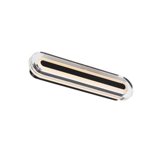 Cavara black LED Art Deco bathroom wall light by Nordlux