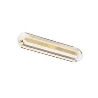 Cavara brass LED Art Deco bathroom wall light by Nordlux