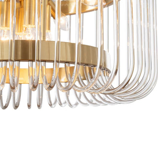 Davoluce Collette 60cm Chandelier Glass Rod Detail Close Up