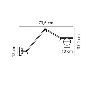 Contina Adjustable Wall & Ceiling Light