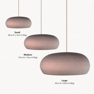 Curve Handmade Clay Pendant Light