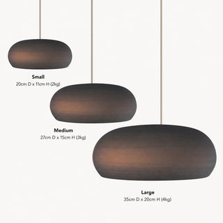 Curve Handmade Clay Pendant Light