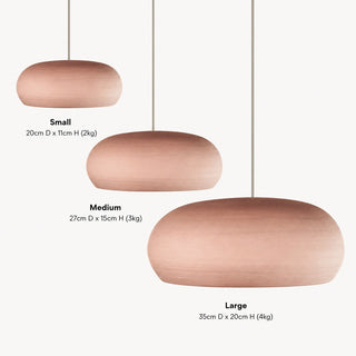 Curve Handmade Clay Pendant Light