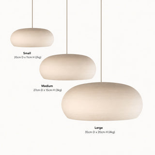Curve Handmade Clay Pendant Light