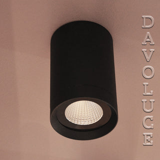 D1211R-13W-40D 13Watt 126mm Surface Mount Downlight Gentech Black or White Aluminium from Davoluce Lighting Australian wild delivery, Sydney, Perth, Brisbane, Melbourne. Davolucelighting.com.au