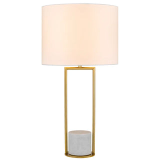 Telbix Desire Table Lamp White Marble
