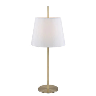 DIOR TABLE LAMP - WHITE ANTIQUE BRASS