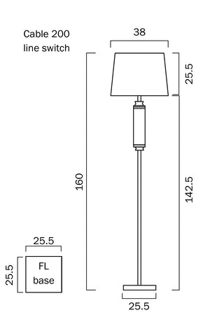 DORCEL FLOOR LAMP