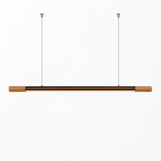 Contessa Lighting Dowel 43T Australian Made Linear LED Pendant with Tasmanian Oak Ends