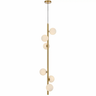 Telbix ELSON 6 LIGHT PENDANT ANTIQUE GOLD - Pendant lights Australia, pendant lights Melbourne, Bedside pendant lights, Staircase Pendant Lights. Modern Pendants for dining tables in Melbourne. Pendant Lights for Every Setting. 