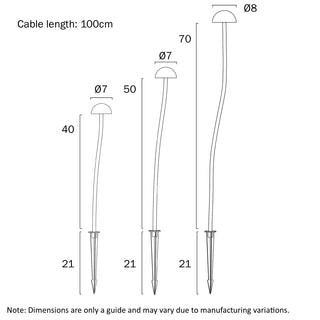 Enoki LED Garden Post Light 3-Pack