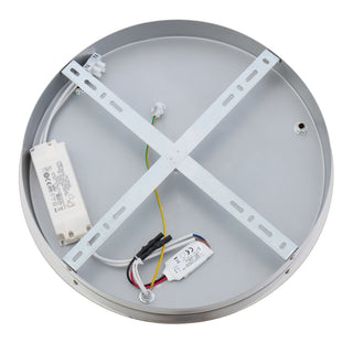 Erika pendant canopy mounting plate detail gold finish LED driver installation view