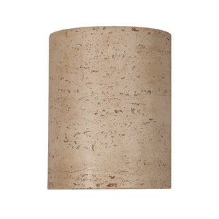 Etruso travertine textured wall light up and down illumination beige finish modern interior