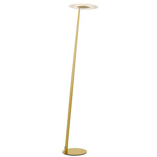 Telbix Faro LED Floor Lamp Antique Gold modern designer floor light