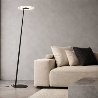 Telbix Faro LED Floor Lamp Black lifestyle image