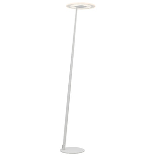 Telbix Faro LED Floor Lamp White modern living room lighting