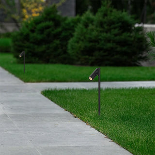 Flank 24V LED Garden Spike Light in Black – IP65 outdoor landscape spotlight