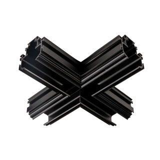 FX 48V Recessed Magnetic Track X (4 Way) Mechanical Joiner