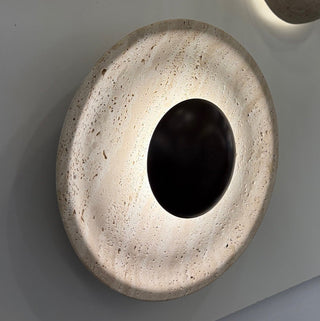 Telbix Firan Travertine LED Wall Light on Davoluce Display