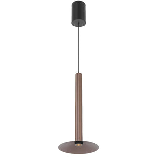 Telbix Grado LED Pendant Light Coffee Sand Finish – Modern Slim Pendant